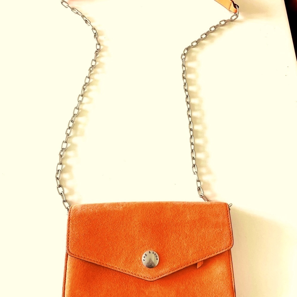 Rag & Bone Atlas Leather/Suede Cross body wallet bag.